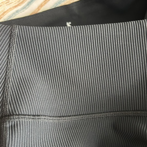 Skechers XL Black Ribbed High waisted Women's Leggings NWOT - Picture 6 of 6